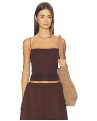 Enza Costa - Supima Cotton Essential Strappy Tank - Lyst