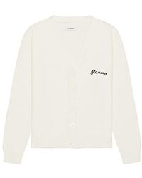 flâneur - Signature Cardigan Sweater - Lyst