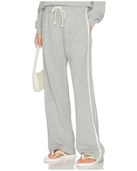DONNI. - The Eco-Terry Stripe Crop Pant - Lyst
