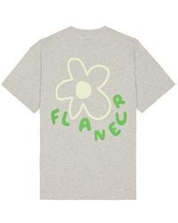 flâneur - Camiseta En Color Gris Claro Talla En - Lyst