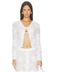 ShuShu/Tong - Threadwork Bow Cardigan - Lyst