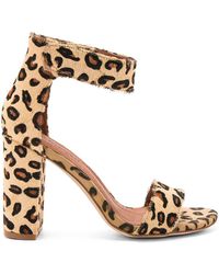 Jeffrey Campbell Lindsay Cow Hair Heels - Natural