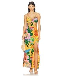 Kulani Kinis - Beaded Cut Out Maxi Dress - Lyst