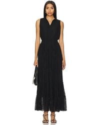 1.STATE - Tie Neck Tiered Maxi Dress - Lyst