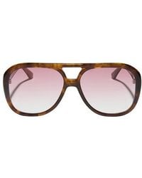 DIFF - X For Love & Lemons Acetate Aviator Sunglasses - Lyst