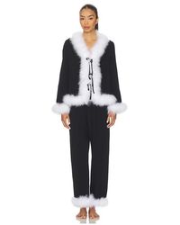 Sleeper - Venus In Love Blouse & Pants With Feathers - Lyst