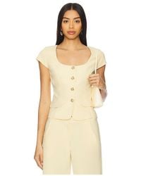 Amanda Uprichard - Short Sleeve Kya Top - Lyst