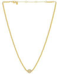 Spencer Choker Necklace - Clear/Gold – Gold and crystal choker necklace –  BaubleBar