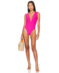 Seafolly - Coco Beach Terry Cap Sleeve V Wire One Piece - Lyst