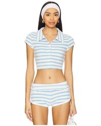 Frankie's Bikinis - Laurel Button Up Top - Lyst