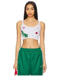 Fiorucci - Multipatch Dinosaur Cropped Tank Top - Lyst