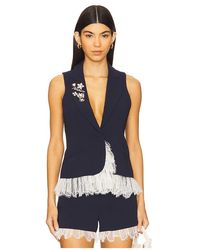 Cinq À Sept - Chaleco Roxie En Color Azul Marino Talla En - Lyst