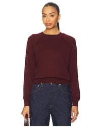 SPRWMN - PULL RAGLAN À MANCHES LONGUES en Wine - Lyst