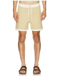 Rhythm - Heritage Hem Swim Trunk - Lyst