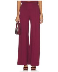 Ripley Rader - Ponte Knit Long Wide Leg Pant - Lyst