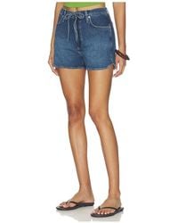 Rag & Bone - Featherweight Nolan Short En Color Azul Talla (También En S) - Lyst