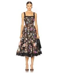 Bronx and Banco - Amanda Midi Dress - Lyst