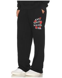 ANTI SOCIAL SOCIAL CLUB - Embroidered Rose Kkotch Sweats - Lyst