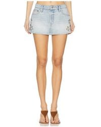EB DENIM - X Revolve Cherry Mini Skirt - Lyst
