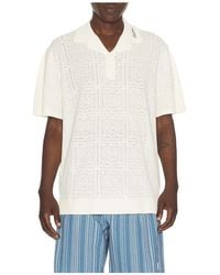 Malbon - Resort Crochet Polo - Lyst