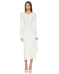 L'academie - 'Academie Wanda Knit Long Sleeve Dress - Lyst