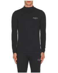 White/space - Merino Mock Neck Baselayer T-Shirt - Lyst