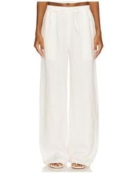 Enza Costa - Linen Resort Pant - Lyst