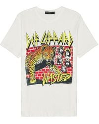 Junk Food - Def Leppard Wasted Tee - Lyst