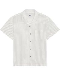 Obey - Donnie Sheer Striped Short Sleeve Shirt - Lyst