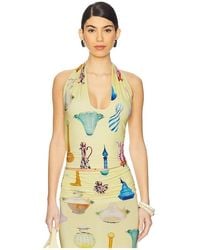 Tyler McGillivary - Vase Halter Top - Lyst