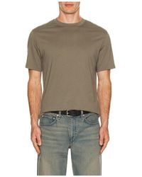 FRAME - Short Sleeve Light Cotton Tee - Lyst