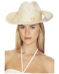 Ruslan Baginskiy - Monogram-Embellished Straw Cowboy Hat - Lyst