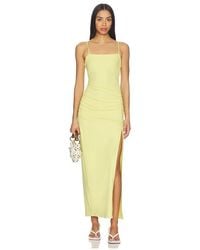 Susana Monaco - String Gathered Slit Dress - Lyst