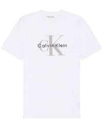 Calvin Klein - Mono Logo Tee - Lyst