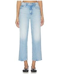 Mother - The Rambler Zip Flood Jeans - Lyst