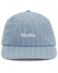 Rhythm - Essential Pin Stripe Denim Cap - Lyst