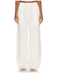 Enza Costa - Linen Resort Pant - Lyst
