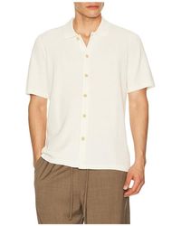 Faherty - Short Sleeve Sunwashed Knitted Shirt - Lyst