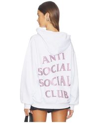ANTI SOCIAL SOCIAL CLUB - Rhinestone Mind Games Hoodie - Lyst