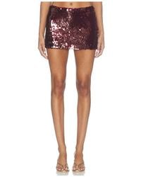 Runaway the Label - Arden Low Waist Sequin Mini Skirt - Lyst
