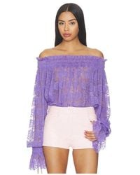 Norma Kamali - Long Sleeve Peasant Top - Lyst