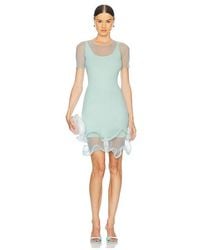 Jonathan Simkhai - Jett Short Sleeve Mini Dress - Lyst