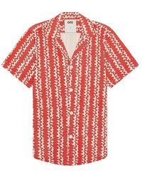 Oas - Scribble Cuba Net Shirt - Lyst