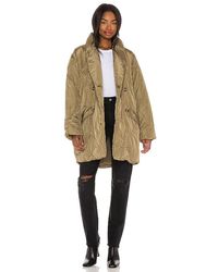 Free People Ella Puffer - Green