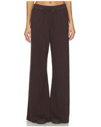ÉTERNE - Drawstring Lightweight French Terry Wide Leg Sweatpant - Lyst