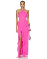 Amanda Uprichard - Alessandra Maxi Dress - Lyst