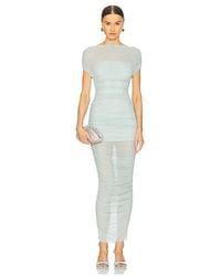 SER.O.YA - Maxikleid Aus Mesh Noel - Lyst