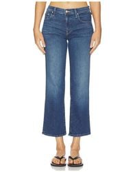 Mother - The Mid Rise Rambler Zip Ankle Jeans - Lyst