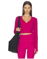 Splits59 - Bella Airweight Lite Wrap Top - Lyst