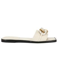 Jonathan Simkhai - Arlo Chain Leather Flat Slide - Lyst
